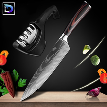 Carregar imagem no visualizador da galeria, Combo Basic Chef - Kit Faca do Chef 8" Nebula + Amolador Profissional 4 em 1