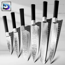Carregar imagem no visualizador da galeria, Orichalko - Jogo de Facas Profissional Japonês 8" Acabamento Martelado